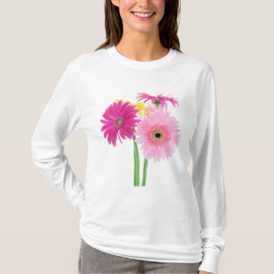 Camiseta Uma Gerbera Daisy Rosa