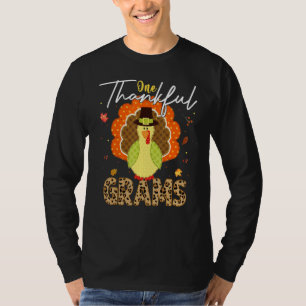 Camiseta Uma Grama Agradecida Gobble Peruca Outono Outono A