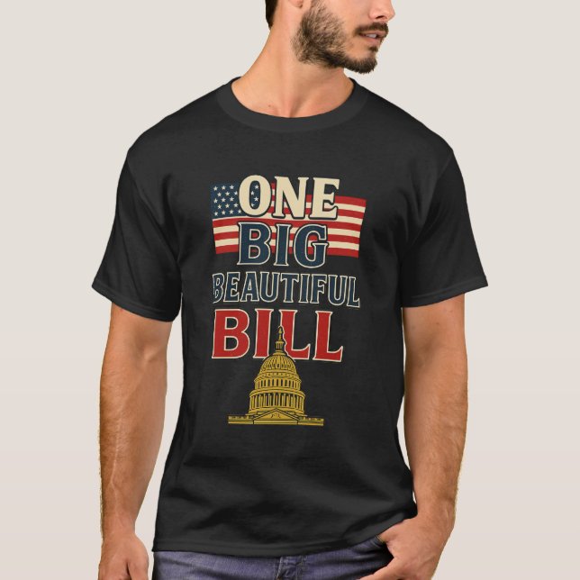 Camiseta Uma grande e bela conta trump (Frente)