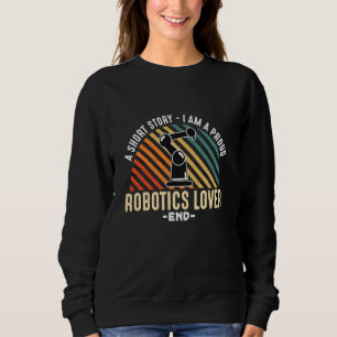Camiseta Uma História Curta Eu Sou Um Robô Engenheiro Robót