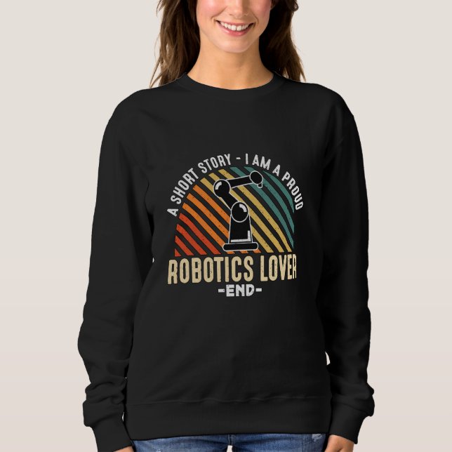 Camiseta Uma História Curta Eu Sou Um Robô Engenheiro Robót (Frente)