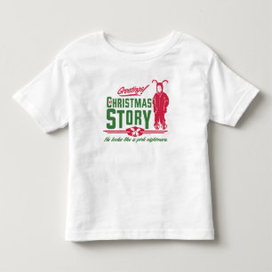 Camiseta Uma história de Natal Ele Parece Um Pesadelo Ros