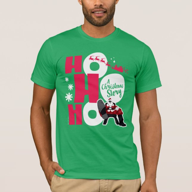Camiseta Uma história de Natal | Ho Ho (Frente)