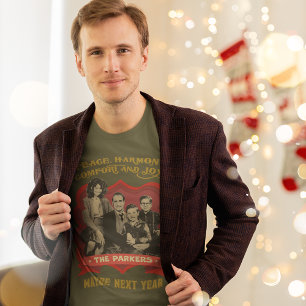 Camiseta Uma história de Natal   Paz, Harmonia, Conforto e