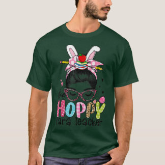 Camiseta Uma Hoppy Para Professora Mensagem De Cabelo De Ar