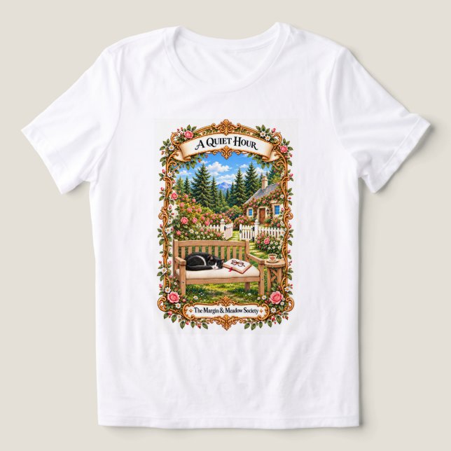 Camiseta Uma Hora Tranquila (Design frontal)