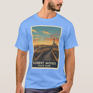 Camiseta Uma Ilustração Antiga do Parque Estadual Robert Mo