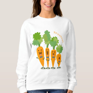 Camiseta Uma ilustração de desenho animado do quarteto de c