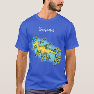 Camiseta Uma ilustração engraçada e engraçada do desenho do