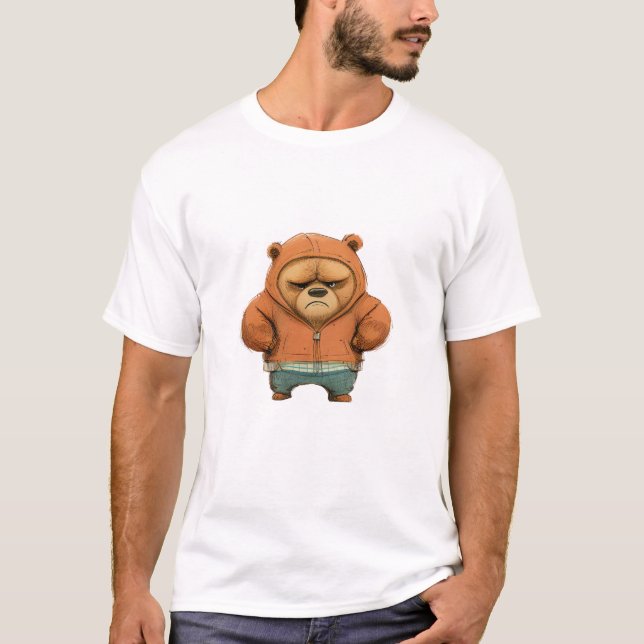 Camiseta Uma ilustração humorística adorável (Frente)