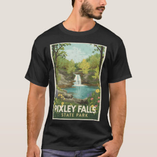 Camiseta Uma ilustração vintage do Parque Estadual Pixley F