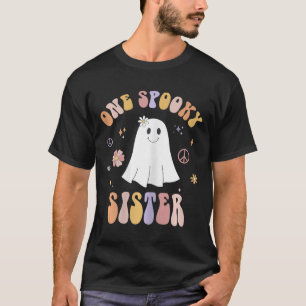 Camiseta Uma Irmã Louca Primeiro Aniversário Retro Hallowee