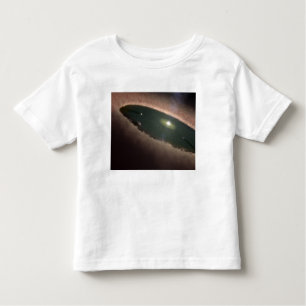 Camiseta Uma lacuna em um protoplanetário ou formando um pl