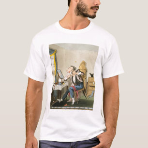 Camiseta Uma lâmina sem corte, bar. pela caça, 1827 (etch