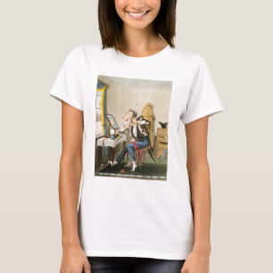 Camiseta Uma lâmina sem corte, bar. pela caça, 1827 (etch
