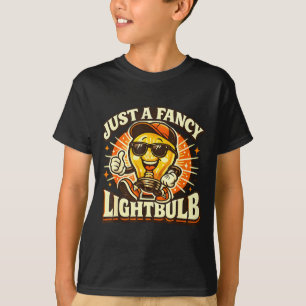 Camiseta Uma lâmpada sofisticada fantasia de lâmpada vintag
