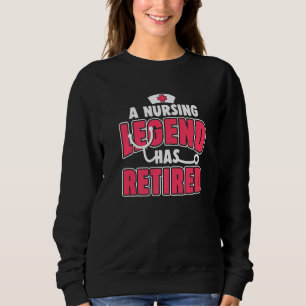 Camiseta Uma Lenda De Enfermagem Está Aposentando Nurs Refo