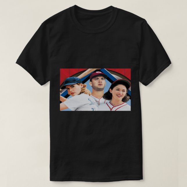 Camiseta Uma Liga de Seu Próprio Filme (Frente do Design)