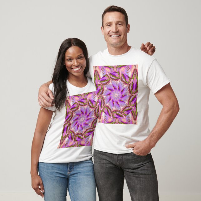 Camiseta Uma Lily No Vale Bohemian Abstrato Floral (Unissex)