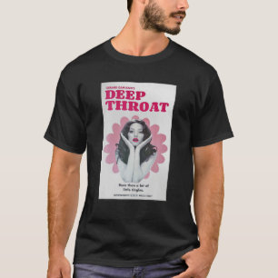 Camiseta Uma Linda Menina Profunda E Rosa, Que Diz Garganta