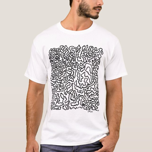 Camiseta Uma linha arte (Frente)