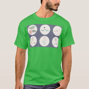 Camiseta Uma linha destaca ioga asana diferente