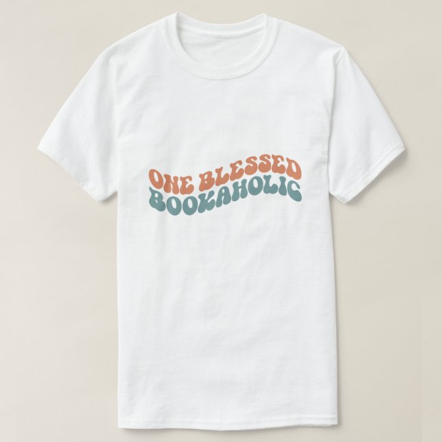 Camiseta uma livraria abençoada (Frente do Design)