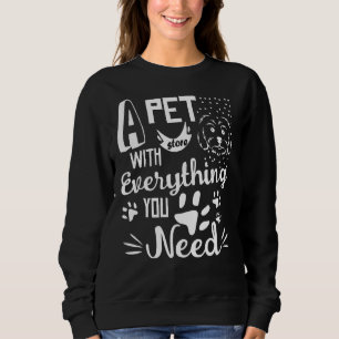 Camiseta Uma Loja De Animais De Companhia Com Tudo O Que Ne