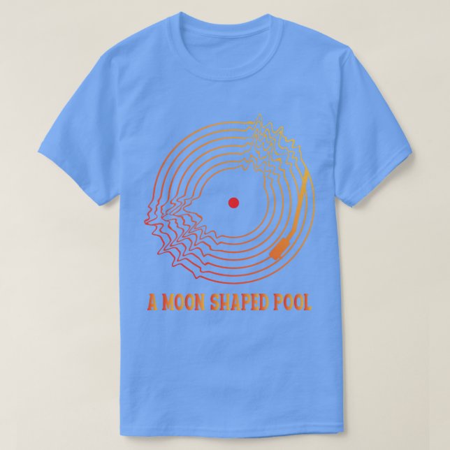 CAMISETA UMA LUA FORMA PISCINA RADIOHEAD (Frente do Design)