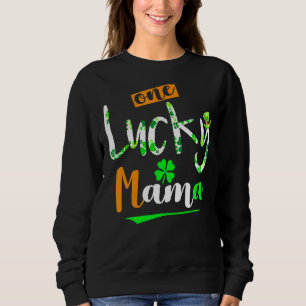 Camiseta Uma Lucky Mama Encantada Irlandesa Sortuda Cute Pa