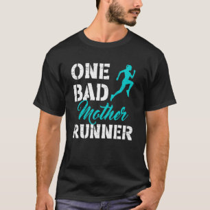 Camiseta Uma Má Mãe Esportiva Feliz Filho Dia de as mães