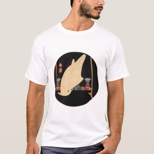 Camiseta Uma Macaw Branca, Jakuchu (Frente)