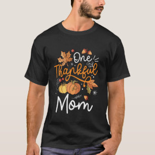 Camiseta Uma Mãe Agradecida Feliz Dia de Ação de Graças Abó