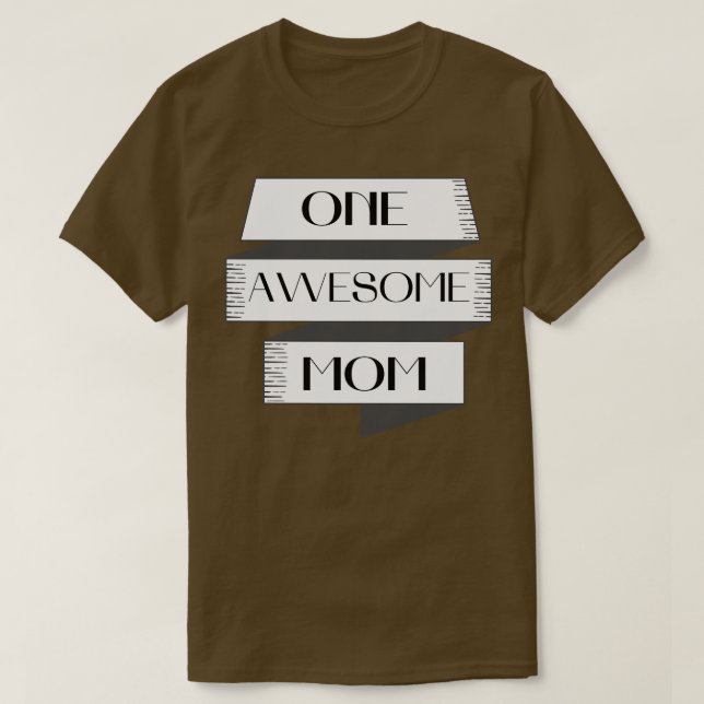 Camiseta Uma Mãe Incrível Design (Frente do Design)