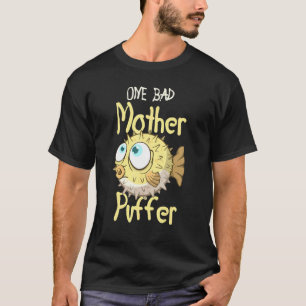 Camiseta Uma Mãe Má Puffer Aquário Aquarista Fsh F