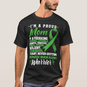 Camiseta Uma Mãe Orgulhosa Ferimento do Cérebro Traumático
