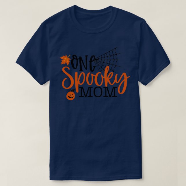 Camiseta Uma Mãe Spooky (Frente do Design)
