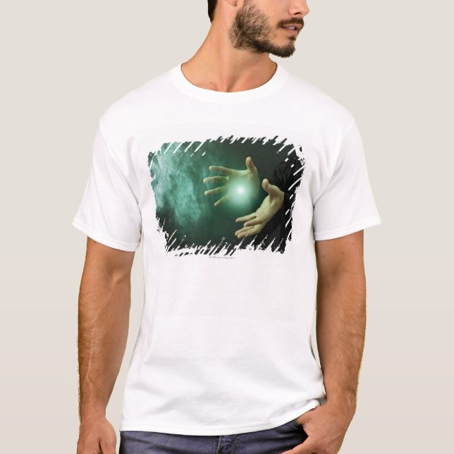 Camiseta Uma mágica do fazer do feiticeiro da fantasia com (Frente)