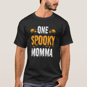 Camiseta Uma Mamãe Louca Matando o Dia das Bruxas da Famíli