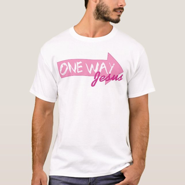Camiseta Uma maneira - > JESUS (Frente)