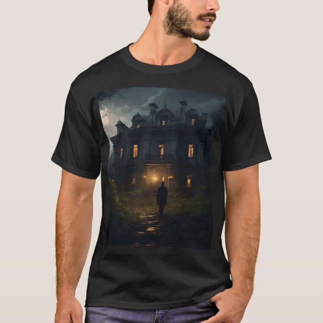Camiseta Uma mansão de horror (Frente)