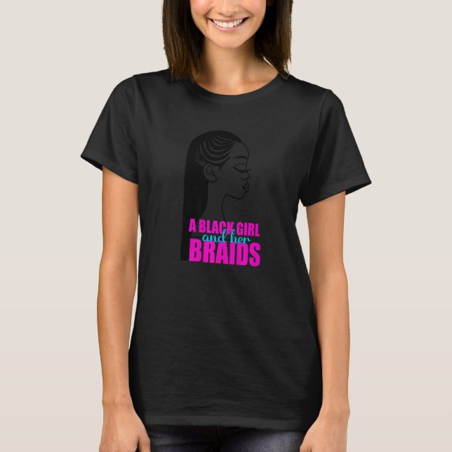 Camiseta Uma Menina Negra e Seus Braços Brancos (Frente)