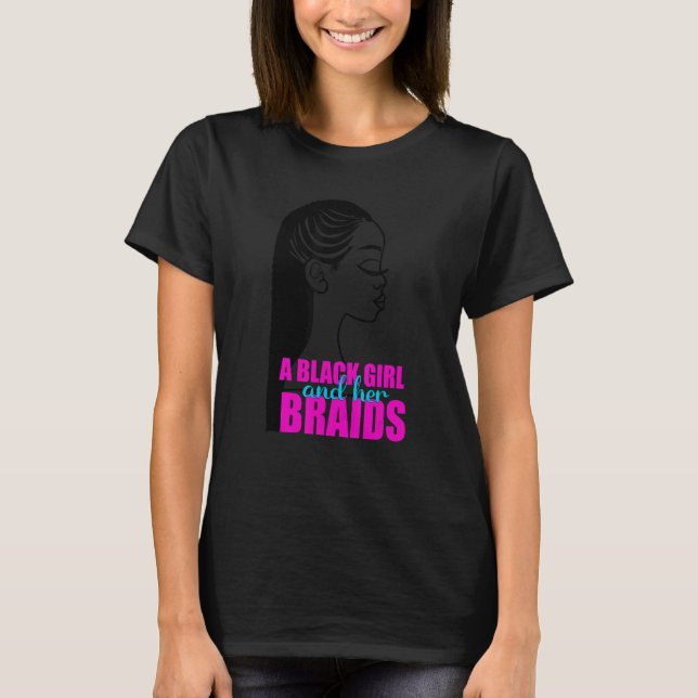 Camiseta Uma Menina Negra e Seus Braços Brancos (Frente)
