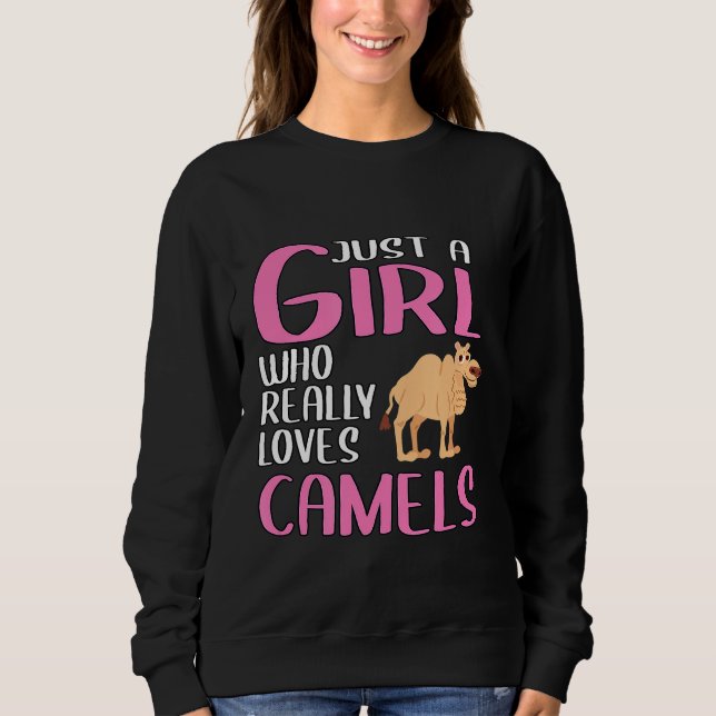 Camiseta Uma Menina Que Ama Camelos (Frente)