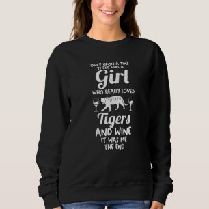 Camiseta Uma Menina Que Ama Vinho E Tigres