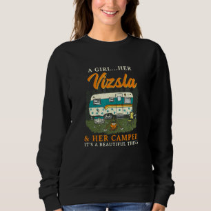 Camiseta Uma Menina Seu Vizsla E Seu Ponteiro Húngaro De Ca