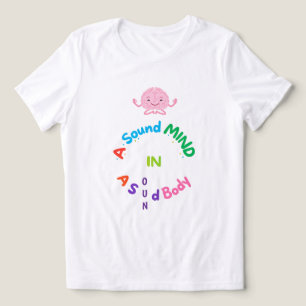 Camiseta Uma Mente Saudável em um Corpo Saudável Meditação 