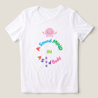 Camiseta Uma Mente Saudável em um Corpo Saudável Meditação 