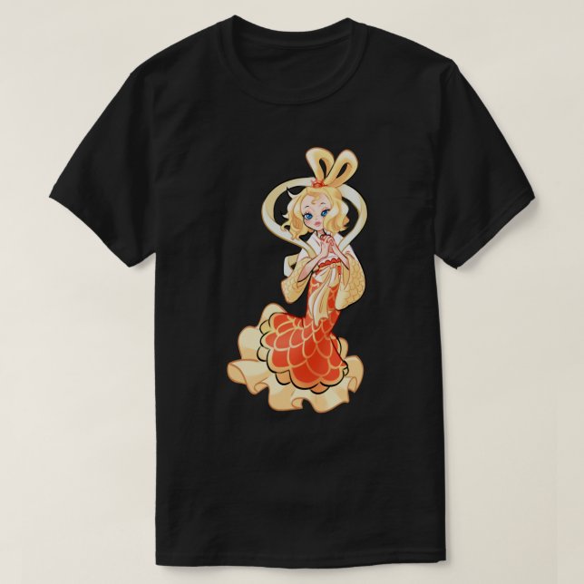 Camiseta Uma Mermaid de Piece - Rainha Otohime (Frente do Design)