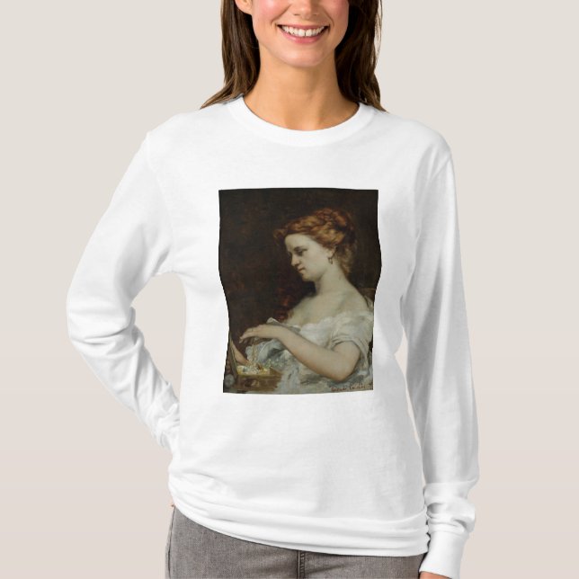 Camiseta Uma mulher com jóia, 1867 (Frente)
